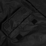 Куртка на офисную форму зимняя Аляска черного цвета с капюшоном (утеплитель - синтепон)