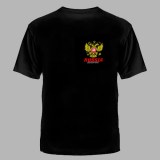 Футболка Россия с гербом на груди черная №529