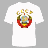Футболка СССР белая №216