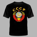 Футболка СССР чёрная №216