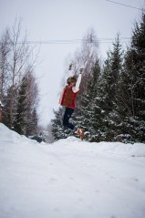 Ботинки Войлок/кожа Унисекс Рыжие